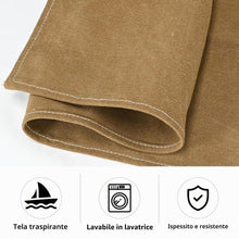 Carica l'immagine nel visualizzatore di Gallery, KOOOGEAR Grembiule multifunzione in tela, grembiule da lavoro, grembiule da saldatura, grembiule da cucina, cintura crea