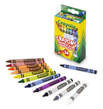 Carica l'immagine nel visualizzatore di Gallery, CRAYOLA - Pastelli A Cera, Crayon, Confezione Da 24 Pezzi, Per Scuola E Tempo Libero, 24 Colori Assortiti, 0024, Realizzati con energia solare