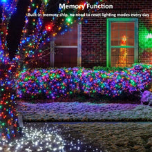Carica l'immagine nel visualizzatore di Gallery, PhilzOps Albero di Natale Catene Luminose 10M 100 LED, Decorazione Esterno e Interno 8 Modalità IP44 Impermeabile Stringa Luci per Festive Festa (Colorate)