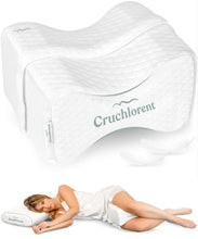 Carica l'immagine nel visualizzatore di Gallery, Cruchlorent Lunar Grid - Cuscino Per Gambe Ortopedico In Memory Foam - Calibrato Per Dormire Sul Fianco Con Supporto Fino a 95 Kg. Combatte i Dolori Lombari, alle Anche, Ginocchia e Nervo Sciatico.
