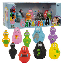 Carica l&#39;immagine nel visualizzatore di Gallery, Set con 9 Mini Personaggi alti 8 cm, Set completo della Famiglia Barbapapà, collezionali tutti, per bambini a partire dai 12 mesi, Giochi Preziosi, BAP07001