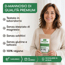 Carica l'immagine nel visualizzatore di Gallery, D-Mannosio puro in Polvere 250g – Raibu D Mannosio Polvere Confezionato e Testato in Europa I Naturale e Vegan I Cucchia