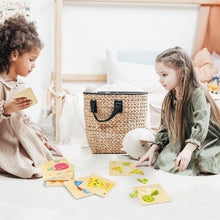 Carica l'immagine nel visualizzatore di Gallery, GOLDGE 16 Pezzi Giocattoli Bambini Animali da Puzzle di Legno, Giochi Bambina 1 Anno 2 3 4 Anni Educativo Pattern Blocchi Regalo per Ragazzo Ragazza