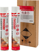 Carica l'immagine nel visualizzatore di Gallery, Fischer Bi-Pack Schiuma Poliuretanica Universale Espansa PU 1K in Imballo Protettivo con Erogatore, 2x 750 ml