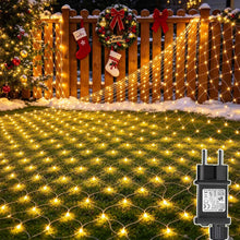 Carica l'immagine nel visualizzatore di Gallery, Cozymeow Rete Tenda Luminosa 3x2M 204 LED Rete Luci con Spina