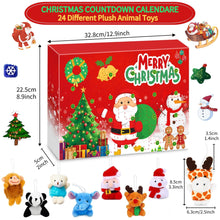 Carica l'immagine nel visualizzatore di Gallery, Chennyfun Calendario Dell'Avvento 2024, 24 Calendario Del Conto Alla Rovescia Dell'Avvento con 24 Carino Peluche,Decorazioni Natalizie, Compleanno, Regali Creativi a Sorpresa per Bambini e Bambine