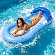 Carica l'immagine nel visualizzatore di Gallery, Queta Materasso Gonfiabile Piscina Amaca Mare Materassino Blu