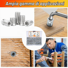 Carica l'immagine nel visualizzatore di Gallery, 125 Pz Inserti Filettati Dado, M5 M6 M8 M10 Rivetti Filettati