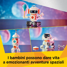 Carica l'immagine nel visualizzatore di Gallery, LEGO Creator 3 in 1 Robot Spaziale Giocattolo - Si Trasforma in Cane o in Razzo - Set di Costruzioni per Bambini, Bambine, Ragazzi e Ragazze da 8 Anni - Idea Regalo di Compleanno Creativa - 31164