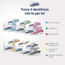 Carica l'immagine nel visualizzatore di Gallery, Pasta del Capitano, Dentifricio Antitartaro Bio, Dona Freschezza e Rinfresca l'Alito, Ideale per i Fumatori, Aiuta a Prevenire la Placca, 100% Made in Italy, Tubetto da 75 ml