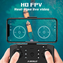 Carica l&#39;immagine nel visualizzatore di Gallery, Droni con Telecamera 720P HD Ajustable, Mini Drone con Altitudine Hold per Bambini/Adulti, X19 FPV WIFI Video RC Quadcopter, 3D Flips, Modalità Headless per Principianti, 2 Batteries