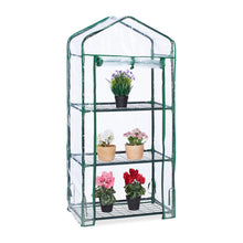 Carica l'immagine nel visualizzatore di Gallery, Relaxdays Serra per Il Balcone, in Acciaio e Telo in PVC, Vivaio, Giardinaggio, HLP: 128 x 60 x 40 cm, Verde Trasparente