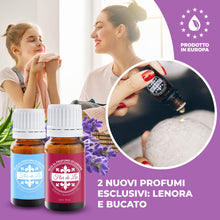 Carica l'immagine nel visualizzatore di Gallery, Ammorbidente Biancheria, Palline Per Asciugatrice Di Lana Con Oli PROFESSIONALI Al Profumo Di Lenora e Bucato Esclusivo|