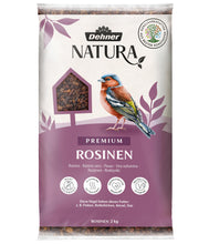 Carica l'immagine nel visualizzatore di Gallery, Dehner Natura Premium mangime per uccelli selvatici, con uvetta, non solforato, 2 kg