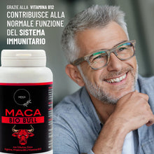 Carica l'immagine nel visualizzatore di Gallery, Integratori sessuali per uomo Tribulus Terrestris e Maca nera con L Arginina. Integratore uomo prestazioni + Vitamine B 