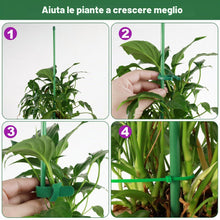 Carica l'immagine nel visualizzatore di Gallery, Realure 15 Pz Supporto per Piante, Regolabili Pali di Sostegno per Piante