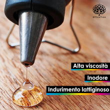 Carica l'immagine nel visualizzatore di Gallery, OfficeTree 45x Stick Colla a Caldo 11mm x 200 mm - Colla a Caldo Ricariche 11mm - Asciugatura Rapida ed Extra Resistente