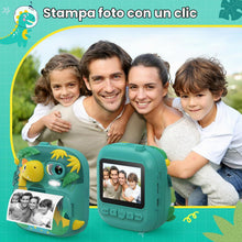 Carica l'immagine nel visualizzatore di Gallery, CAMCLID Macchina Fotografica Bambini Istantanea, Schermo 2,4" 1080P HD