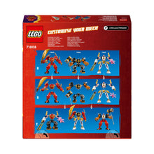 Carica l&#39;immagine nel visualizzatore di Gallery, LEGO NINJAGO Mech Elemento Fuoco di Kai, Giochi d&#39;Azione per Bambini e Bambine da 7 Anni, 2 Action Figure Snodabili da Costruire, Giocattolo Ninja Personalizzabile con 4 Minifigure tra cui Zane 71808