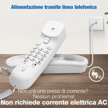 Carica l'immagine nel visualizzatore di Gallery, VTech Trimstyle telefono fisso con filo, regolazione volume suoneria e audio, ricomposizione ultimo numero, supporto app