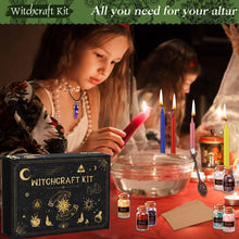Carica l'immagine nel visualizzatore di Gallery, MULEVIP Oggetti Kit 52 Pezzi Forniture per Stregoneria, per la Preghiera, Bottiglia dei Desideri di Cristallo, Fiori sec