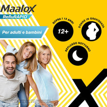 Carica l'immagine nel visualizzatore di Gallery, Maalox Reflurapid Reflusso Gastroesofageo e Bruciore, 40 Compresse