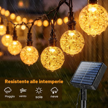Carica l'immagine nel visualizzatore di Gallery, litogo Luci Solari da Giardino, 15M 50 LED 8 Modalità Catena Luminosa Esterno Solare, Impermeabile Lucine da Esterno Sol