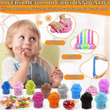 Carica l'immagine nel visualizzatore di Gallery, FAMKEEP Fluffy Butter Slime Set, 32 colori Fluffy Butter Slime Set,Putty Giocattoli,Crystal Slime per Bambini,DIY Slime 