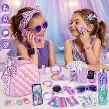 Carica l'immagine nel visualizzatore di Gallery, Hohosunlar Borsetta per Bambina con Accessori Trucchi Giocattolo 3-8 Anni