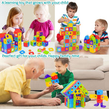 Carica l'immagine nel visualizzatore di Gallery, Blocchi da costruzione per bambini piccoli 160 pezzi Jumbo Toy Building Kits -Giocattoli STEM ad incastro
