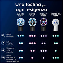 Carica l'immagine nel visualizzatore di Gallery, Oral-B Testine di Ricambio iO Ultimate Clean, Nere, 8 Ricambi