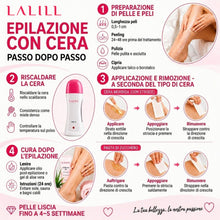 Carica l'immagine nel visualizzatore di Gallery, LALILL Strisce in Pile 100 Pezzi - per la Depilazione con Cera Calda e Pasta di Zucchero Epilatoria Viso - per Corpo