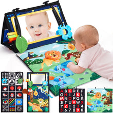 Carica l&#39;immagine nel visualizzatore di Gallery, hahaland Specchio Neonati Giochi Neonato 0 3 6 Mesi, Libro Sensoriale con Specchio, Tummy Time Neonati Bianco e Nero Giochi Montessori 6 Mesi Giocattoli Educativi