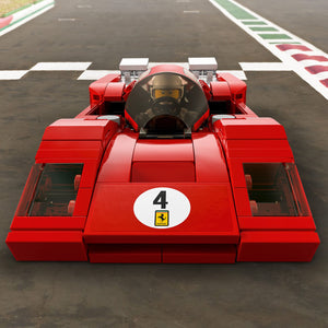 LEGO Speed Champions 1970 Ferrari 512 M, Macchina Giocattolo da Corsa, Supercar, Auto Sportiva Rossa, Modellismo, Collezione 2022 76906