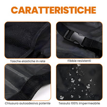 Carica l'immagine nel visualizzatore di Gallery, Astur Organizer bagagliaio auto pieghevole con 8 tasche | Borsa auto impermeabile in tessuto Oxford con struttura rigida