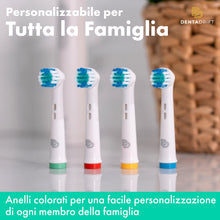 Carica l'immagine nel visualizzatore di Gallery, Compatibili con Testine Oral B, 16-Pack Compatibili con Oral B Testine Spazzolino Elettrico - Qualità Premium, Difesa Av