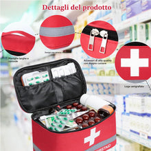 Carica l'immagine nel visualizzatore di Gallery, Romon Borsa Pronto Soccorso Viaggio, Impermeabile Kit di Pronto Soccorso Vuota, Alta capacità Borsa Medica Portatile Spo