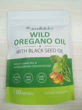 Carica l'immagine nel visualizzatore di Gallery, Capsule di olio di origano, 120 Capsule, Olio di origano con olio di semi neri, Olio di Origano Capsule - Spremuto a fre