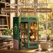 Carica l'immagine nel visualizzatore di Gallery, CUTEBEE Book Nook Kit - Casa in Miniatura da Costruire (Own Bookstore)
