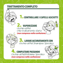 Carica l'immagine nel visualizzatore di Gallery, Helan, Occhio al Pidocchio, Shampoo Pidocchi, Specifico Trattamento Pidocchi e Lendini Forte, per Pelle Sensibile, con o
