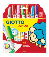 Carica l'immagine nel visualizzatore di Gallery, Pennarelli Giotto Bebe' 12 Pz