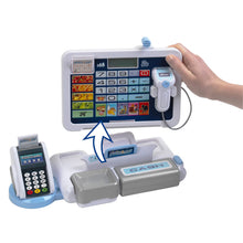 Carica l'immagine nel visualizzatore di Gallery, Theo Klein 9324 Registratore di Cassa con Tablet, con Suoni e Tablet Rimovibile, terminale POS con Funzione Meccanica, Scanner e Soldi Giocattolo I Giocattoli per Bambini dai 3 Anni in su
