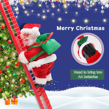 Carica l&#39;immagine nel visualizzatore di Gallery, ZZXLOPEZ Regali di Natale elettrici, Babbo Natale, Babbo Natale, Babbo Natale (con musica), decorazione natalizia per albero di Natale, casa, esterno e interno