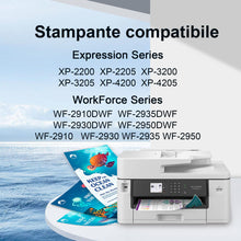 Carica l'immagine nel visualizzatore di Gallery, Compatibili per 604XL Cartucce d'inchiostro per XP-2200 XP-4200