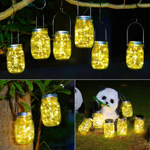 Carica l'immagine nel visualizzatore di Gallery, Luci Solari Esterno Giardino - 6 Pezzi 30 LED Impermeabile IP65 Lanterne Interno Esterno Luminose Giardino Terrazzo Matr