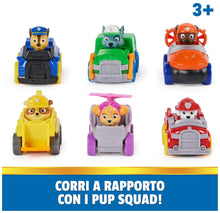 Carica l'immagine nel visualizzatore di Gallery, PAW Patrol Pup Squad Racers, Confezione Regalo con 6 veicoli, giocattoli per bambini e bambine da 3 anni in su