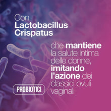 Carica l'immagine nel visualizzatore di Gallery, Probiotici Donna per la Flora Batterica Vaginale, anche in caso di Candida. Alto Dosaggio di Probiotici Vaginali: Lactobacillus Reuteri, Rhamnosus gg, Crispatus e Saccharomyces Boulardii. 30 Capsule