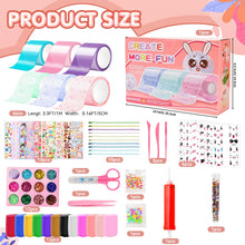 Carica l'immagine nel visualizzatore di Gallery, Nano Tape Bubble Kit, 65 Pezzi Nano Bolle Kit per Bambini, Bubble DIY Craft Kit, Artigianato Fai Da Te Giocattoli per Ba