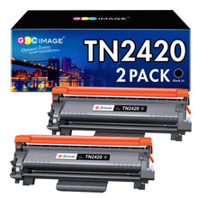 Carica l'immagine nel visualizzatore di Gallery, GPC Image TN2420 TN2410 Compatibili per Brother TN-2420 TN2410 Cartucce di Toner per MFC-L2710DW L2710DN L2730DW L2750DW HL-L2310D L2350DW L2370DN DCP-L2510D L2530DW (Nero, 2-Pack)
