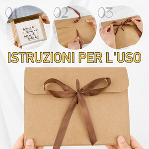 Pochette Amica Regalo, Pochette Trucchi Donna Amica, Regalo Amica Compleanno Regalo Migliore Amica Donna Natale Laurea, Trousse Trucchi Donna Regalo-Frase sul FRONTE RETRO